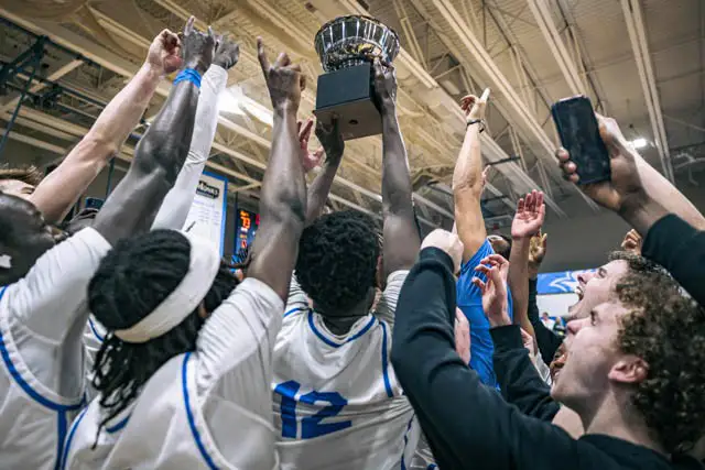 Team with Trophy